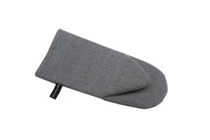 Grillvante GÖSTA, enfärgad med chambray effekt, Stl. One-Size, mörkgrå, grå