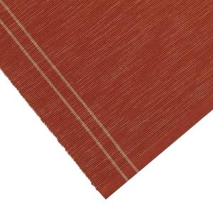 Bordstablett RUNE, 2-pack, enfärgad med smal rand, recycle, stl.33x45cm, rost, sand