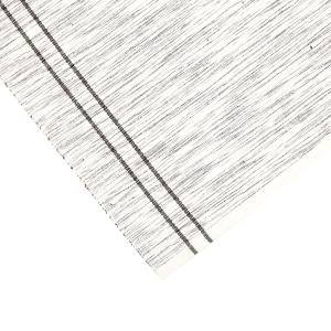 Bordstablett RUNE, 2-pack, enfärgad melerad med smal rand, recycle, stl.33x45cm, vit/brun