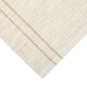 Bordstablett RUNE, 2-pack, enfärgad med smal rand, recycle, stl.33x45cm, ecru/sand