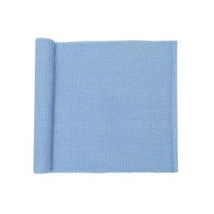 Löpare KALLE enfärgad, recycle, stl. 33x120cm, blå, ljusblå