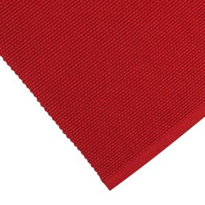 Löpare KALLE enfärgad, recycle, stl. 33x120cm, röd