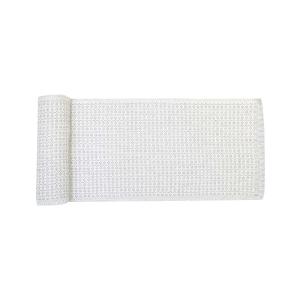 Löpare, fönsterremsa STEN, mönstervävd i två färger, recycle, stl.15x140cm, grå, vit