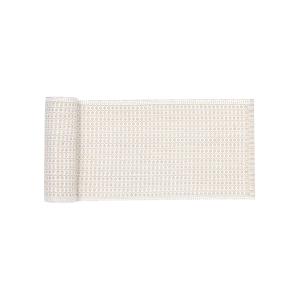 Löpare, fönsterremsa STEN, mönstervävd i två färger, recycle, stl.15x140cm, sand, vit