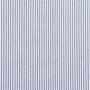 Kuddfodral BOSSE, återvunnet material, smalrandig i gråblått och vitt