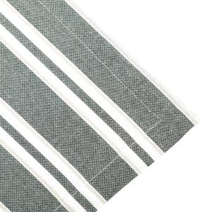 Duk ELISE, randigt i olivgrönt och offwhite stl. 140x250cm