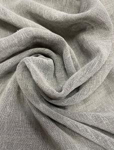 Gardinkappa WAYNE med öljetter, enfärgad tunn och skir kappa med struktur i pastellrosa