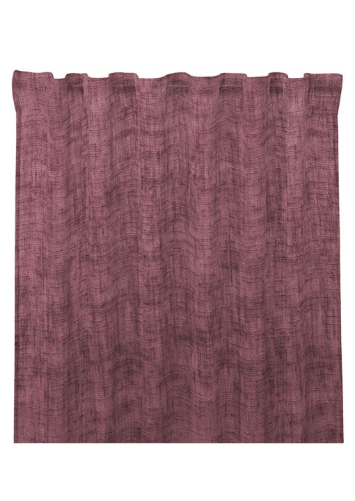 Gardinlängd Wayne, vacker och skir med struktur, Stl. 2x140x300 cm. plommon