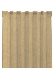 Gardinlängd Wayne, vacker och skir med struktur, Stl 2x140x300 cm. sand