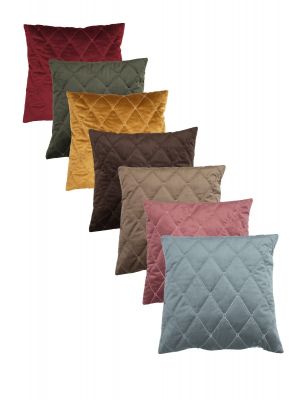 Kuddfodral Zander sammet, cognac