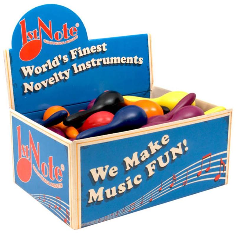 1st Note/Duplex/Trophy Mini Maracas Display (35-pcs)