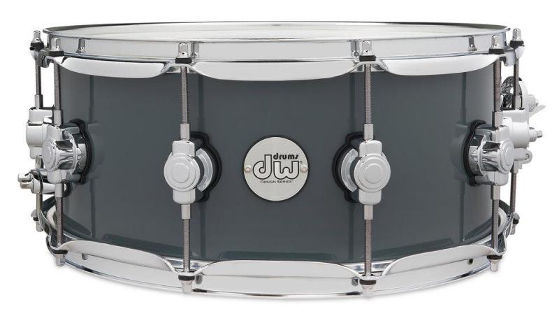Drum Workshop Snare Drum Design Series Steel Gray, DDLM0614SSSG