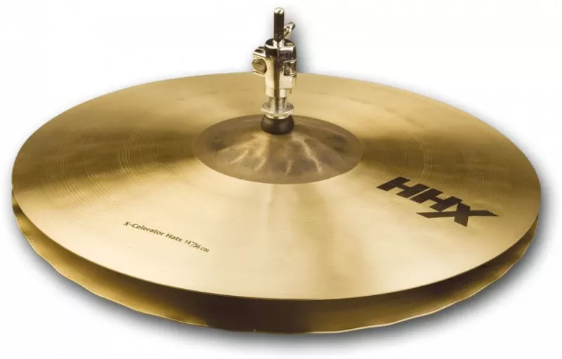 Sabian 14" HHX X-Celerator Hi-Hats Brilliant Finish