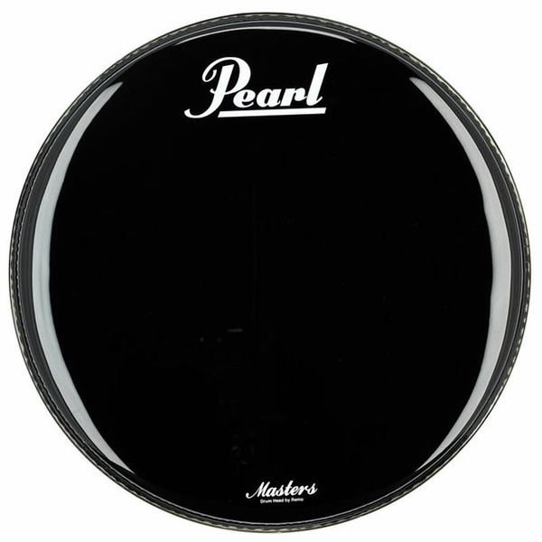 Pearl 20" Black Masters Powerstroke 3 bass Drum Head w/whit