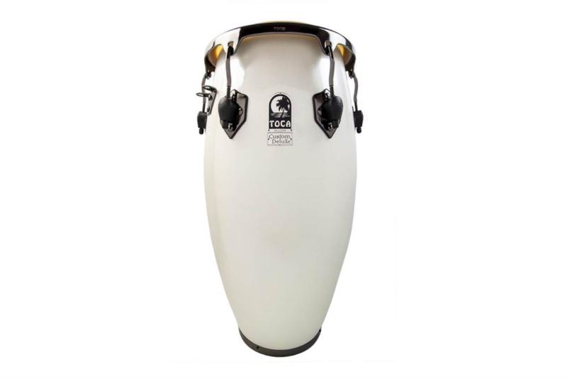 Toca Conga Fiberglass Magarita Blanca, Black Chrome Conga, 4611-3/4FMB