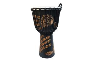 Toca Djembe Street Series Carved Hand Print Supertone 10'', TSSDJ-MHP