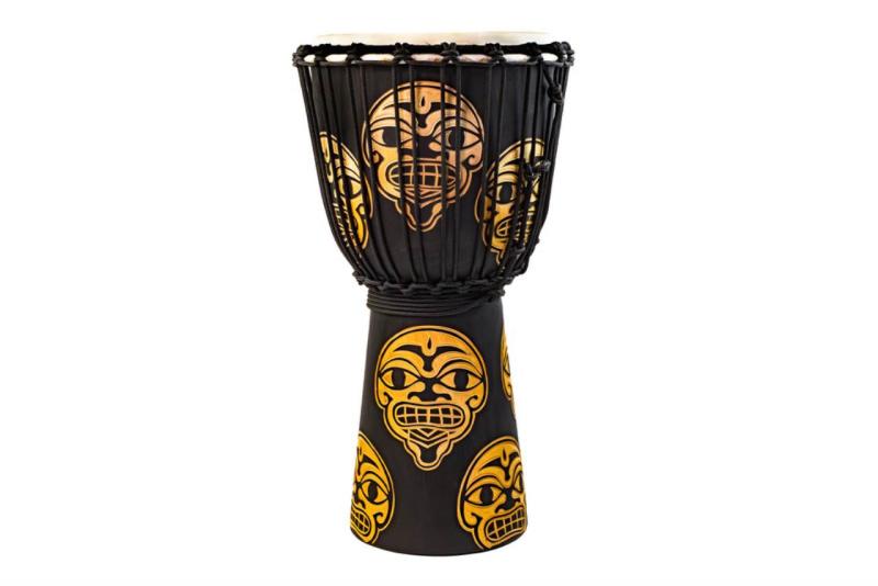 Toca Djembe Street Series Carved Watcher 8'', TSSDJ-STW