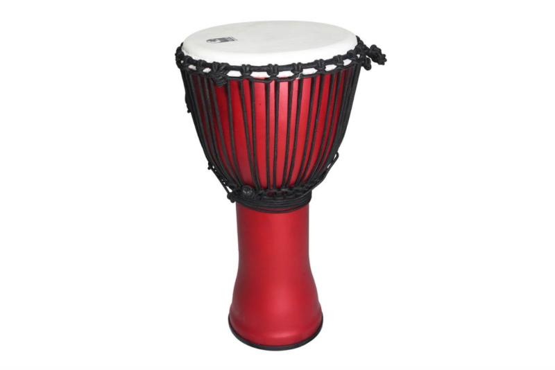 Toca Djembe Freestyle Rope Tuned matte racing red, SFDJ-12RR