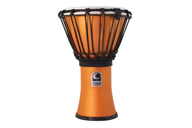 Toca Djembe Freestyle Colorsound Matte TFCDJ-7MTOC, ORANGE CRUSH