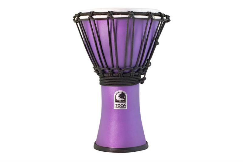 Toca Djembe Freestyle Colorsound Matte TFCDJ-7MTPR, PURPLE RAIN