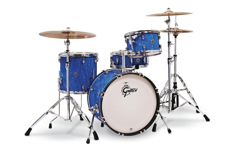 Gretsch shell set Catalina Club, Blue Satin Flame
