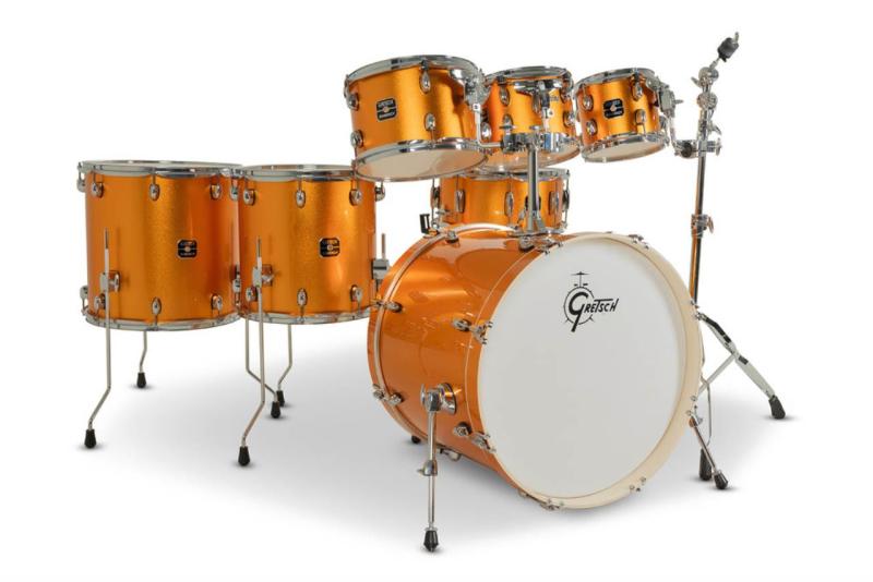 Gretsch Drum set Energy Orange sparkle
