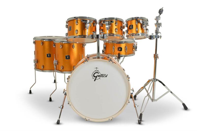 Gretsch Drum set Energy Orange sparkle