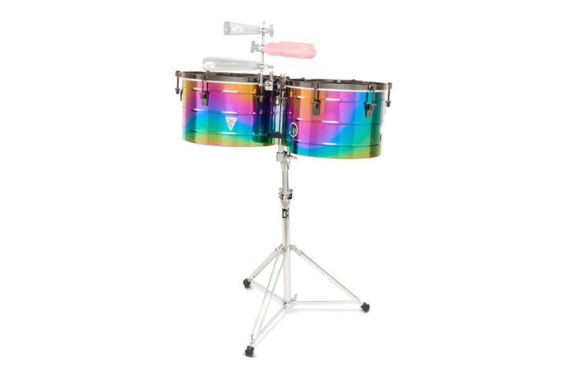 Latin Percussion Timbales Tony Succar Rainbow Signature 15'' & 16'', LP258-TS