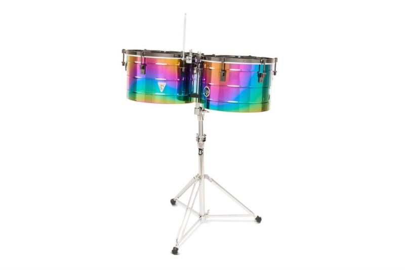 Latin Percussion Timbales Tony Succar Rainbow Signature 15'' & 16'', LP258-TS