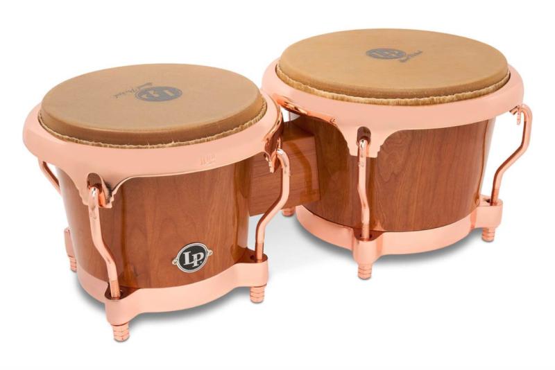 Latin Percussion Bongo Limited Cherry Wood Series 7-3/4'' 8-5/8'', LP201AX-2CB