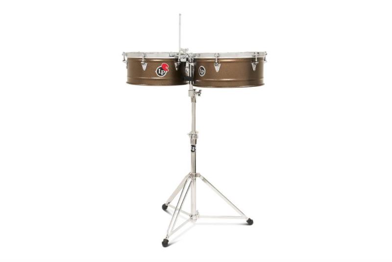 Latin Percussion Timbales Pedro Pedrito Martinez  Steel Timbales 14'' & 15'', LP1415-PM