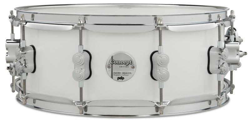 PDP Concept Maple Snare, 5.5x14'' - Pearlescent White Lacquer