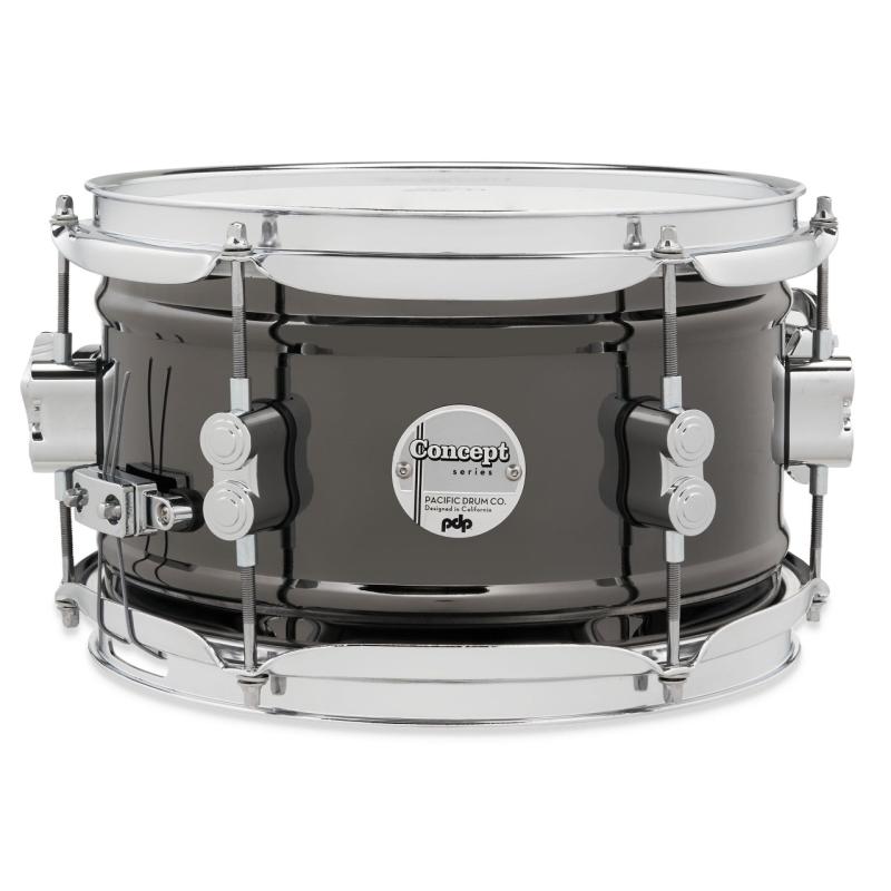 PDP Blk Nickel Over Steel Snare, 6x10'' - 6x10