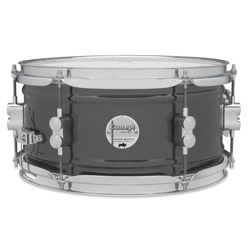 PDP Blk Nickel Over Steel Snare, 6x12'' - 6x12