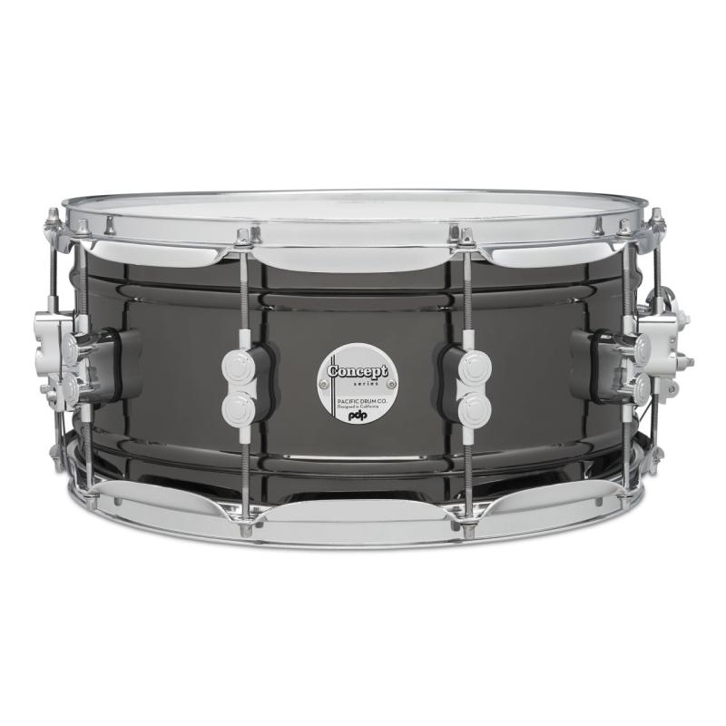 PDP Blk Nickel Over Steel Snare, 6.5x14'' - 6.5x14