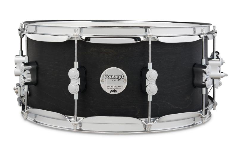 PDP Concept Black Wax Snare, 6.5x14'' - 6.5x14