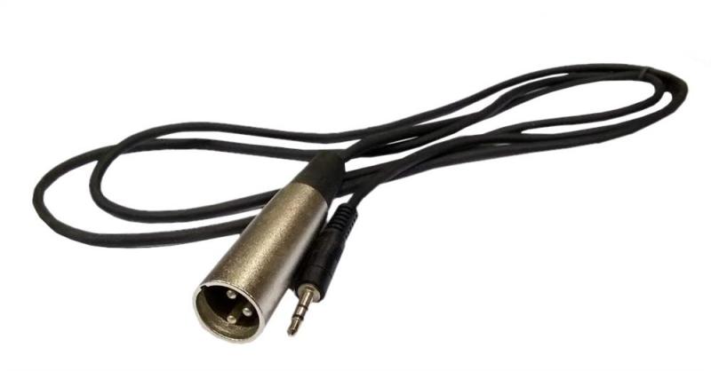 AMP MMS-105 - Kabel med XLR-hane till 3,5mm Stereotele