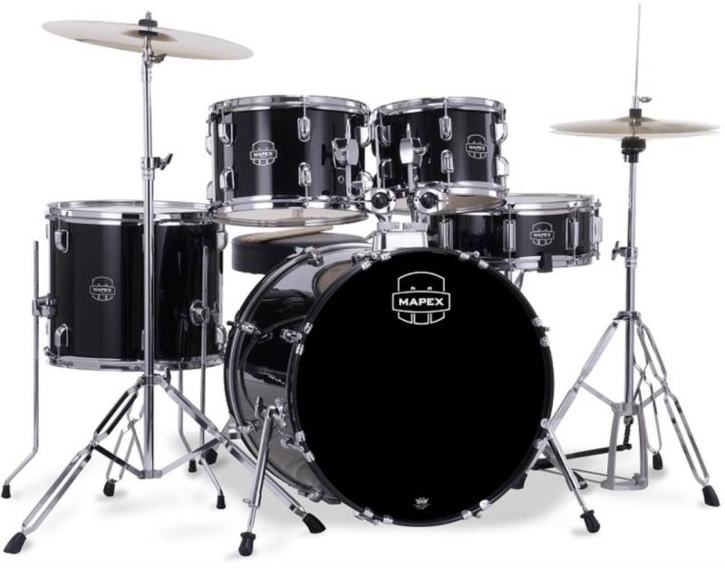 Mapex Comet CM5044FTCDK  Drum Set - Black