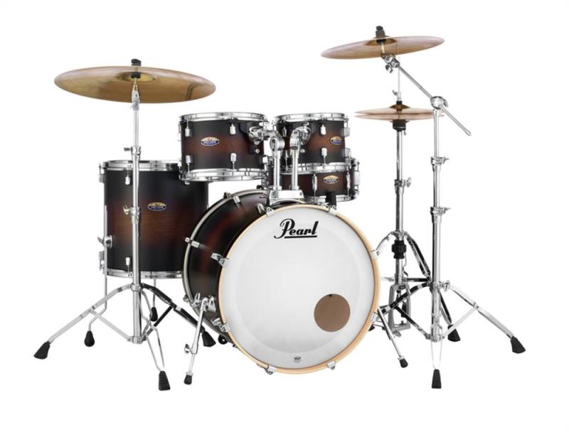 Pearl Decade Maple 22x18 Bass Drum Satin Brown Burst