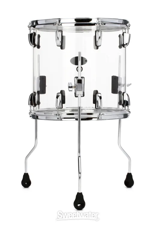 Pearl Crystal Beat 14x13 Floor Tom Ultra Clear