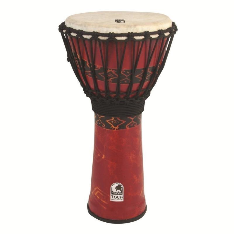 Djembe Freestyle Rope Tuned Bali Red, Toca SFDJ-10RP