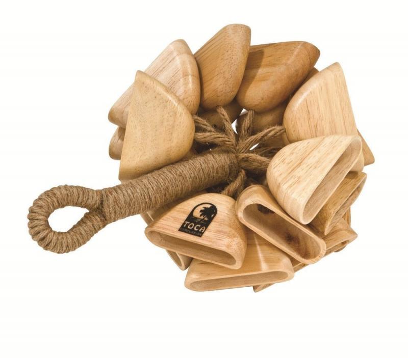 Sound effects Wooden rattle with handle , Toca T-WRH