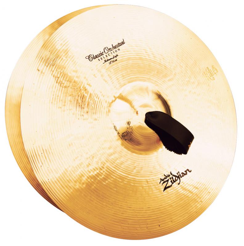 Zildjian 18" Classic Orchestral Selection Medium Light Pair