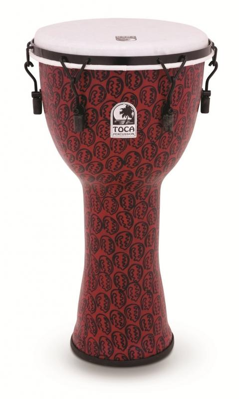 Djembe Freestyle II Mechanically Tuned Red Mask, Toca TF2DM-10RM