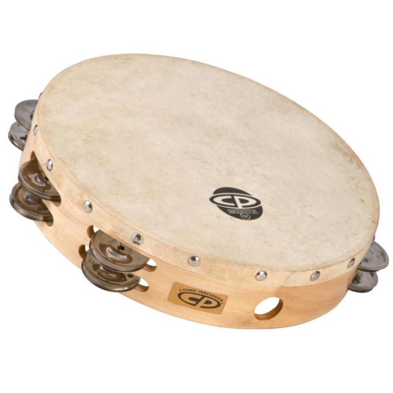 Latin Percussion Tambourine CP  Wood 10, double row, CP380