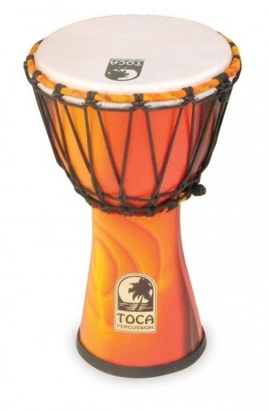 Djembe Freestyle Rope Tuned African Sunset, Toca