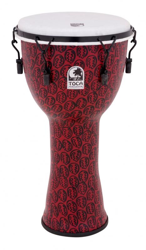 Djembe Freestyle II Mechanically Tuned Red Mask, Toca TF2DM-12RM
