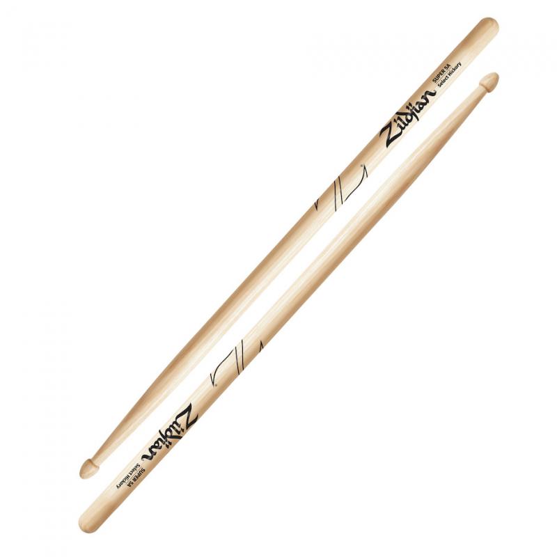 Zildjian Super 5A Hickory Drumsticks Wood Tip