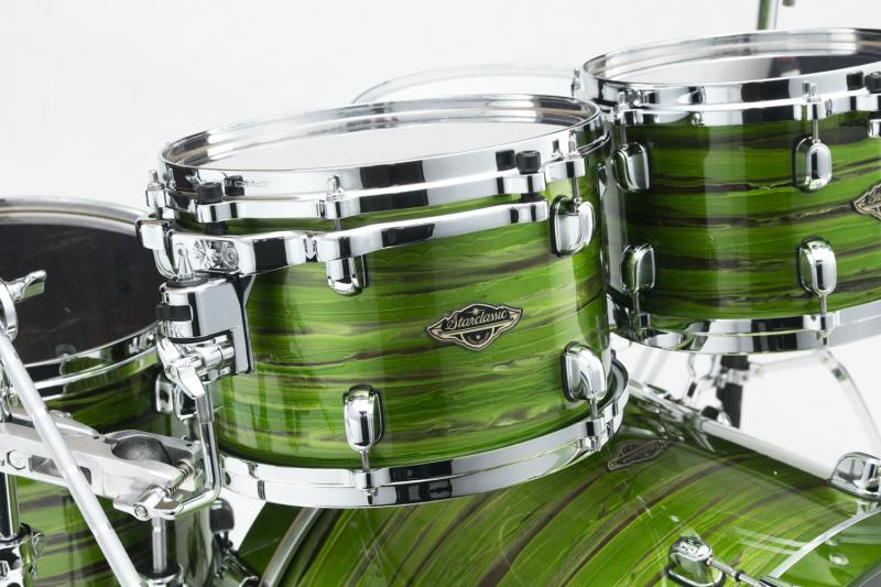 Tama SC Walnut/Birch 5-shellkit (10,12,14,16,22), Lacquer Shamrock Oyster