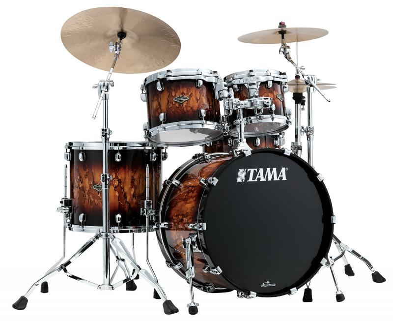 Starclassic Walnut/Birch 4-shellkit - WBS42S-MBR, Molten Brown Burst finish